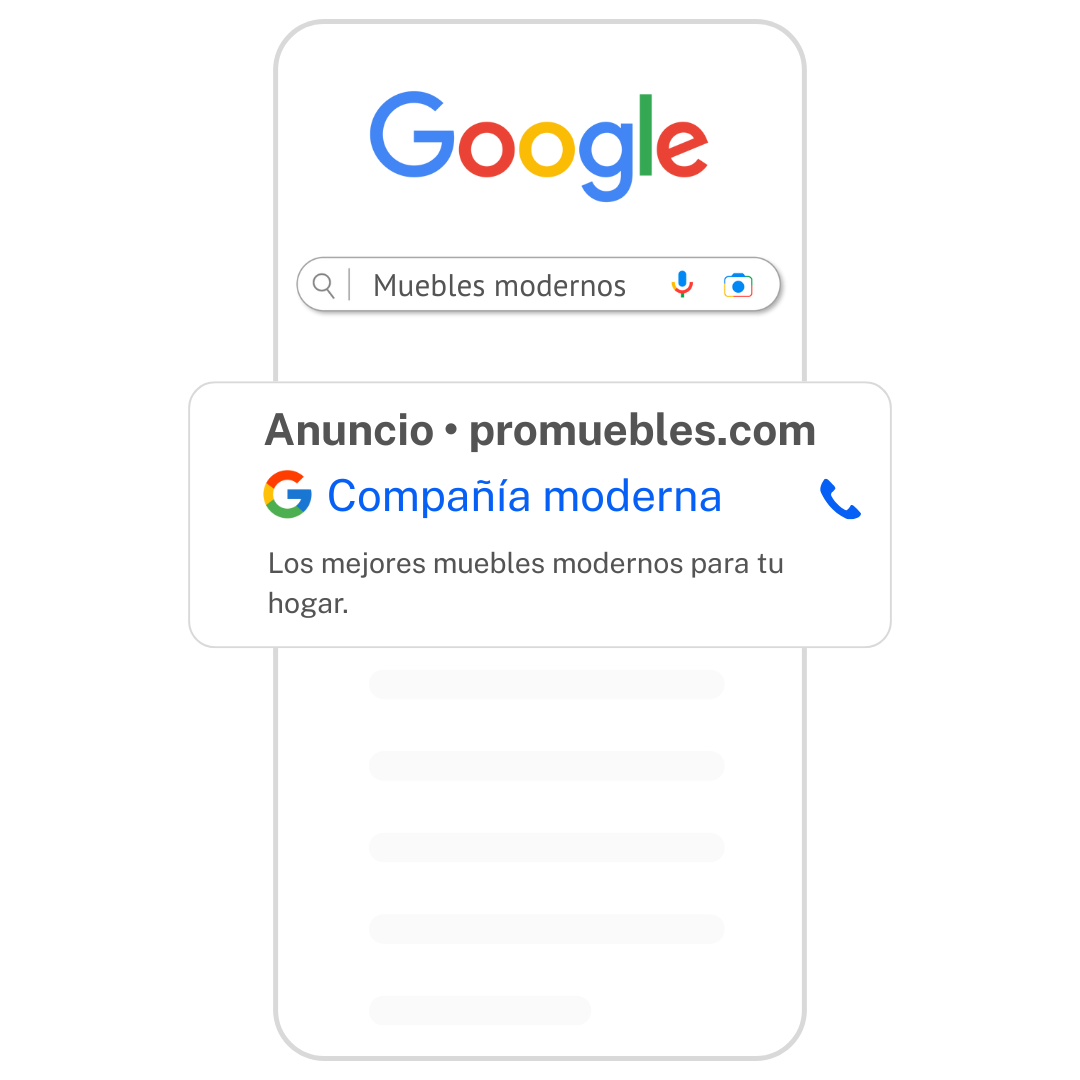 Anuncio Search Google 